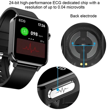 2021 Smart Kellad Meeste IP68 Veekindel EKG PPG vererõhku, Keha Temperatuuri Tervise Magada Monitor, Multi Ketas Sport Smartwatch