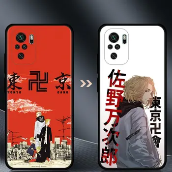 Anime tokyo revengers jaoks Xiaomi Redmi Lisa 8 8T 9 9T 9S 10 Pro 5G Pehme puhul Redmi 7 7A 8A 9A 9C 9T TPÜ Telefoni Kate