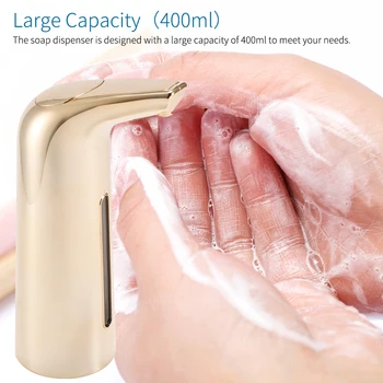 400ML Vannituba Automaatne seebidosaator Toucheless Andur Köök Šampoon seebidosaator Käsi Santizer Šampooni Pudel Majapidamises