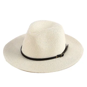 Lihtne Suvel unisex Lindi päike müts vabaaja puhkust Panama Torukübar müts õled müts naiste Rannas jazz meeste mütsid Kokkupandav Chapeau