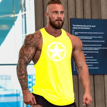 Meeste casual lahti fitness vest meeste suvel avatud pool varrukateta aktiivne lihaste särk, vest särk