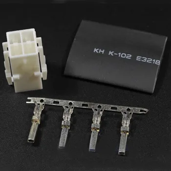 Komplekt 4-Pin DC Pistik Pistik Icom IC-7000 IC-7100 IC-IC-7400-7600 YAESU FT-450 KENWOOD TS-480 Raadio DIY Kaabel Adapter