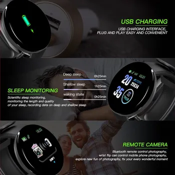2020 Bluetooth Smart Watch Mehed Vererõhk Ring Smartwatch Naiste Vaata Veekindel Sport Tracker WhatsApp Android Ja Ios