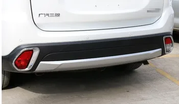 2 Tk Bränd Uus ABS Plastikust Auto Tagumise udutule Lambi Kate Trimmib Jaoks Mitsubishi Outlander 2016 Car Styling, Auto Tarvikud