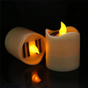 Simulatsioon Flameless Solar Powered Vee-Elektri-Candle Light LED Night Light Kodu Kaunistamiseks Pulmad Sünnipäev