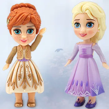 Disney Cartoon Külmutatud PVC Tegevus Joonis Elsa Anna Mudel Mänguasjad Kawaii Lumi Printsess, Kuninganna Mudel Arvandmed Lapsed Kingitusi