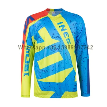 Camiseta transpirable de verano al aire libre para ciclismo profesional Rebane, ropa para bicicleta de montaña, jersey de motocicli
