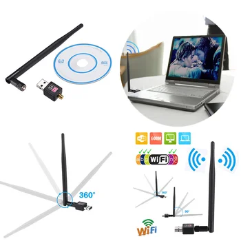 USB Wireless Wifi Adapter 600/900mbps 802.11 b/g/n USB Ethernet Adapter Võrgu Kaart wi-fi Vastuvõtja Mac Windows PC