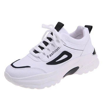 Kingad Naine flat Shoe Valge Naiste Tossud Scarpe Donna Zapatillas Naiste Zapatos Mujer Deportivas Schuhe Kets Pits-up