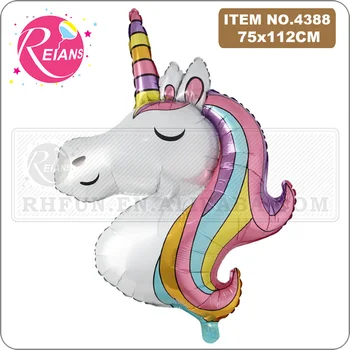 Ükssarvik Sünnipäeva Decor Kids mänguasi Ükssarvik Isiku Kasuks loomade hobune heelium Õhupallid, Unicornio Pulm Teenetemärgi Baby Shower