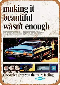 1967. Aasta Impala, Sport Coupe Metallist Märk Retro Vintage Tina Märk Dekoratiivsed Plaadid Seina Decor