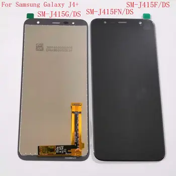 Originaal Samsung Galaxy J4+ SM-J415F/DS SM-J415FN/DS SM-J415G/DS j415 Lcd-Ekraani Display+Touch Klaasi Täis j4plus sinine filter