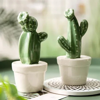 Põhjamaade Keraamiline Cactus Pottidesse Loominguline Imitatsioon Cactus Kaunistused Kodus Töölaua Kaunistus Taim Magamistuba Decor Sünnipäeva Kingitus