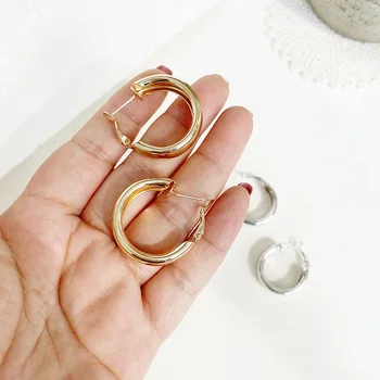 Mood Minimalistlik Suur Ring, Ring, Suur Hoop Kõrvarõngad Naistele Tüdruk Geomeetriline Vabasta Avalduse Kõrvarõngad Pulmapidu Ehted