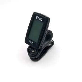 ENO ET-37 LCD Mini Clip-Elektroonilise Kitarr on Kromaatiline Bass, Viiul, Ukulele Tuuner puhkpilli Universal