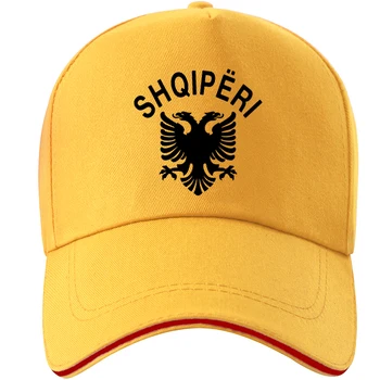 Albaania Eagle Baseball Cap Tasuta Custom Nimi Trükitud Fotod Päike Müts Hip-Hop Müts Aednik Müts Reisi Ühise Põllumajanduspoliitika Isa Ühise Põllumajanduspoliitika Armastavad Kork