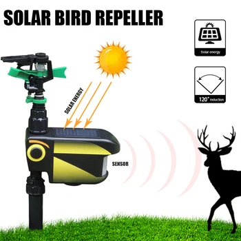Väljas Kahjurite Repeller Solar powered Algatusel Aktiveeritud Loomade Repeller Aed Sprinkler Lind, Kass, Koer Loomade Hoiatav Lükata