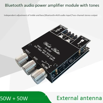 ZK-502MT Bluetooth-5.0 Subwoofer, Võimendi Juhatuse 2.0 Kanaliga High Power Audio Stereo Võimendi Juhatuse 2X50W Bass AMP