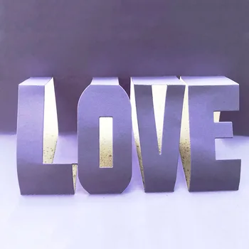 Reljeef 3D Armastus Sõna Lõikamine Sureb Scrapbooking Kaart Töötab Sizzix Masin Valentine Jõulud Aastapäeva