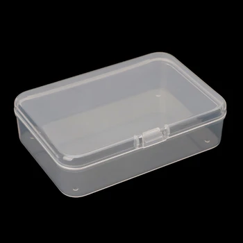 Väike Läbipaistev Plastist Ladustamise Boxs Selge Väljak Mitmeotstarbeline Display Case