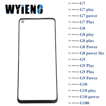 Wyieno Digitizer LCD Tulede Klaas Motorola Moto G7 G8 G9 G10 G100 Play Power Plus Lite Touch Ekraani Klaas objektiivi 10tk/palju