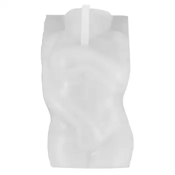 Uus stiil lihav naine/mees keha küünal silikoon hallituse 3D meessoost keha häbelik naine seebi lõhn küünal hallituse kodu kaunistamiseks tööriist