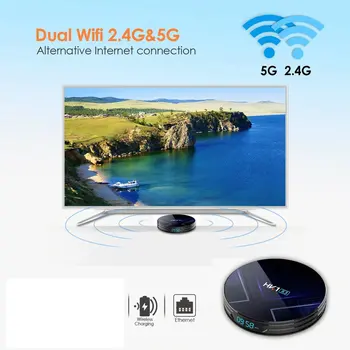 Android 9.0 HK1 X3 1000M Smart TV Box Amlogic S905X3 8K 4GB+32GB 2.4 G&5G Wifi 4K Media Player, TV Box PK X96 ÕHU IP