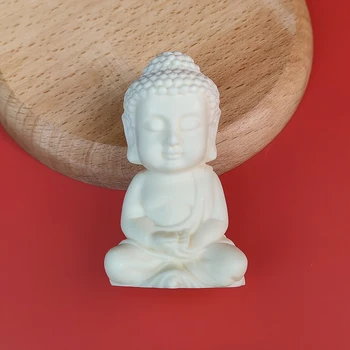 3D Hiina Buddha Kuju Disain Silikoon Hallituse Küünal Seep Kipsi Vaik Hallituse DIY Lõhn Kodumasinate Teenetemärgi Käsitöö-Tööriistad