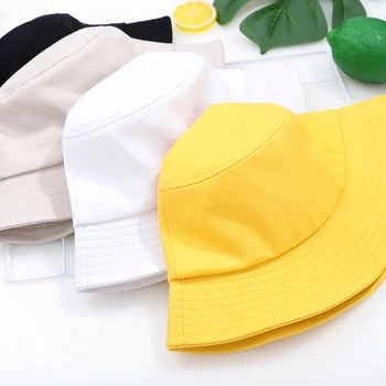 Korea Stiilis Kopp Mütsid Naine, Võõras Asju Prindi Panama Kalamehe Mütsid 2020 Mood Vabaaja Lai Nokk Päikesevarju Must Mütsid