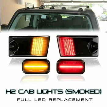 Auto Suitsu Objektiivi Kollane Punane LED Katuse Cab gabariidituled Seatud Hummer H2 /SLT MAASTUR 2003-2009