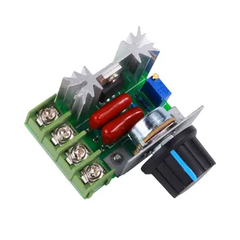 SCR-high-power elektroonilise pingeregulaatori dimm regulaator, AC 220V 2000W SCR regulaator, kiiruse reguleerimine termostaat