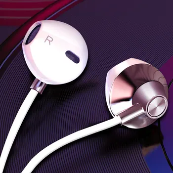 Juhtmega Kõrvaklappide Universaalne 3.5 mm Music Headset Earbuds Kaasaskantav Stereo Gaming Kõrvaklapid Micphone iPhone Xiaomi Huawei