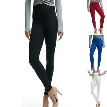 Venitada Pahkluu Pikkusega Püksid Slim Naiste Fitness Kõrge Vöökoht Push Up Pliiats Püksid Treening Vabaaja Värviga Säärised