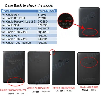 Case for Kindle Paperwhite 4 3 2 1 Magnet Smart Cover for Kindle 10. Põlvkonna 2019 8.
