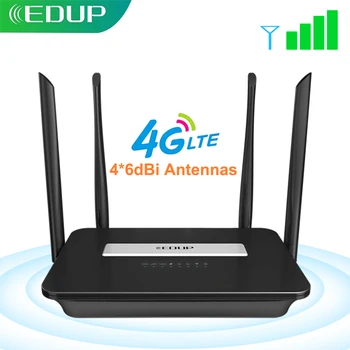 EDUP Smart 4G Ruuteri WIFI Ruuter Koju hotspot 4G RJ45 WAN, LAN, WIFI, modem Router CPE 4G WIFI ruuter koos SIM-kaardi pesa
