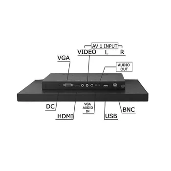 ZHIXIANDA 19 Tolline Metallist 1280*1024 LCD LED Ekraan HDMI VGA BNC USB AV Sisend Avatud Raam Tööstus Jälgida