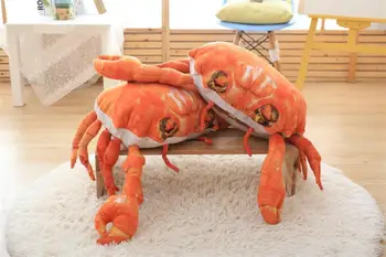 [Naljakas] 90cm Väga armas simulatsiooni krabi täidisega -, plüüš-mänguasi, PP puuvillane pehme Ookeani loomade Krabi Beach mannekeeni mudeli Diivan padi lapsed kingitus