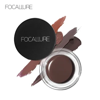 FOCALLURE Eyebrow Gel Professional 5 Colors Eyebrow Enhancer Brow Enhancers Tint Makeup Eyebrow Brown With Brow Brush Tools