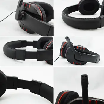 Juhtmega Kõrvaklappide 3,5 mm Gaming Headset Kõrvaklapid Kõrvaklapid Muusika-Mikrofon PS4 Play Station 4 Mängu PC Vestlus