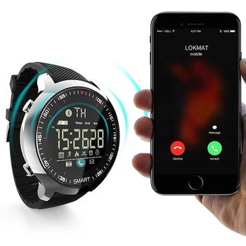 LOKMAT MK18 Veekindel Smart Watch tervisespordi Peeter Kõne Meeldetuletusega, Smart Vaadata