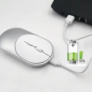 Ultra-õhuke ja Juhtmeta Hiir Chargable Bluetooth 5.1+2.4 G Dual Mode Mängude Optilised Hiired Arvuti