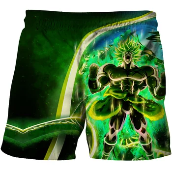 3d-printimine anime dragon ball beach lühikesed püksid 2021 poiss ujumispükstel suvel kiire-kuivatamine ujumispükstel lühike mesh shorts