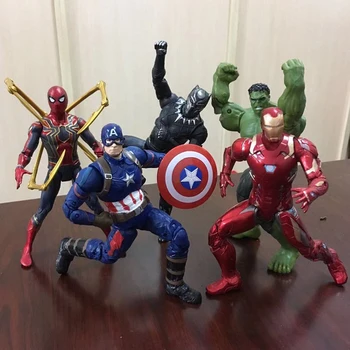 30cm Marvel Avengers Mänguasjade Hulk Iron Man Kapten Ameerika Black Panther Tegevus Joonis Nukud Kogumise kingitused lastele, täiskasvanutele
