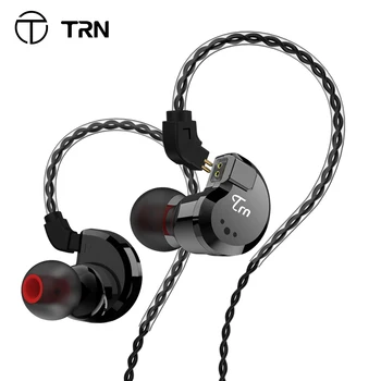TRN V80 2BA+2DD Hybrid Metal Kõrva Kõrvaklapid HIFI DJ Monito Töötab Sport Earplug Kõrvaklappidest Peakomplekt \ST1\V90S VX-T2\V90