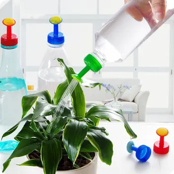 Plastikust Sprinkler Otsik Lill Waterers Pudel vett jooksma Sprinkler Majapidamise Aias Taimede Kastmiseks Spray Peaga Pottidesse Vahendid