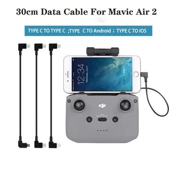 Data Kaabel Mavic MINI 2 Kontrolli Micro-USB Type-c-IOS, Android OTG Jaoks DJI Mavic Air 2 Tahvelarvuti, Nutitelefoni Undamine Tarvikud