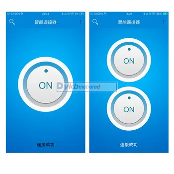 DYKB Lülitage Bluetooth Smart Relee Lüliti 2CH control + Remote for phone ' i RAKENDUS IOS ja Android Motor drive juhatuse garaaž lukk LED VALGUS