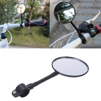 Reguleeritav Tagumine Vaadata Kumer MTB Bike Peeglid Pöörleva Jalgratta Rearview Mirror Universaalne Jalgrattasõit Paindlik Lenkstangi Dropshipping
