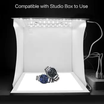 1Set Kaasaskantav Fotostuudio Fotograafia Light Box Reguleeritav Set Taustaks Studio 6Colors Uus LED Tarvikud Väike 2021 Ligh D2R8