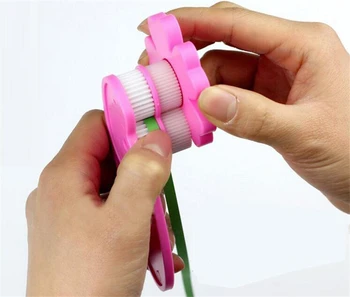 Loomise Käsitöö Paber Candy Värvi Quilled Laine Kaardus Paber Laine Kuju Lill Origami Quilling Crimper Valtsimisega Tööriist